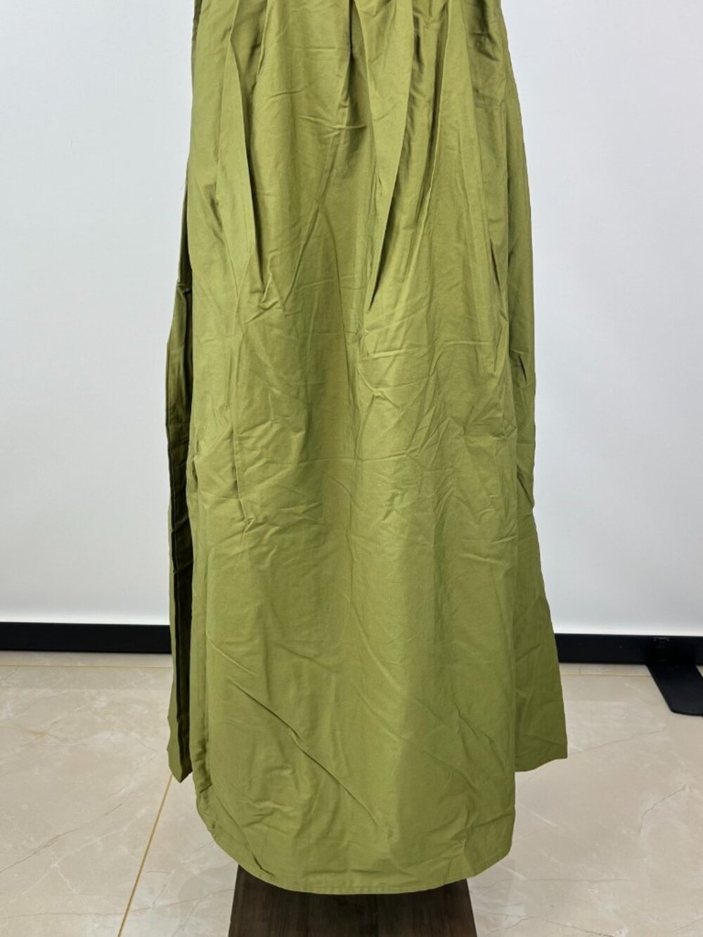 NWOT Farm Rio Cotton Green Sleeveless Midi Dress Size L - Picture 10 of 16